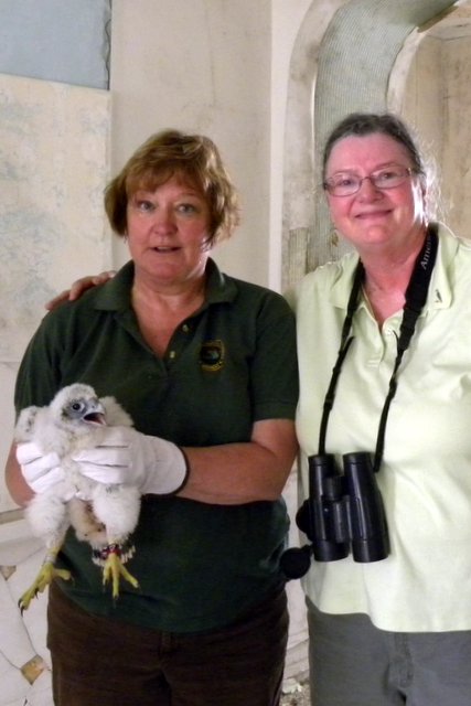 Chris Becher and Barb Baldinger with Azine at the Whittier Hotel 6-5-2015 