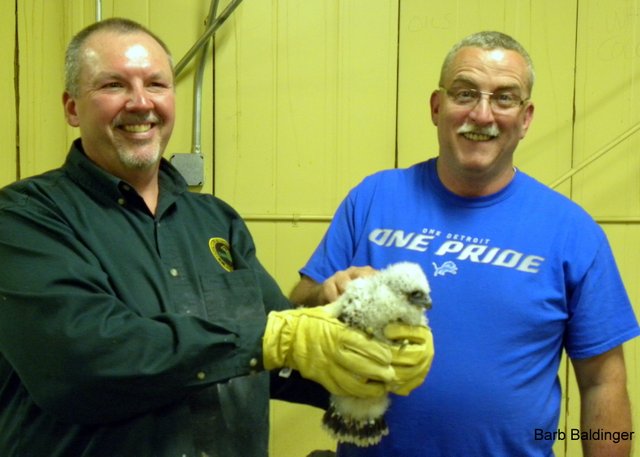 Terry McFadden and Paul Lenney with Lenny in Warren by Barb Baldinger 6-6-2014