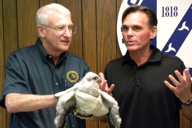 Tim Payne and Mark Hackel with Webber, Mt. Clemens, by Barb Baldinger, 5/25/2012